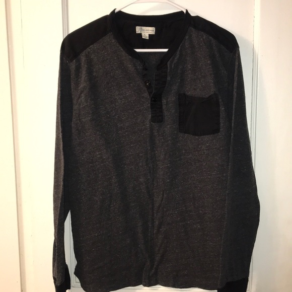 J Crew Henley Long Sleeve Shirt - Picture 1 of 1